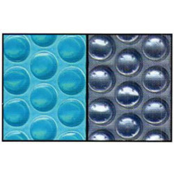 Bâche à bulles sur mesure Bleu/Argent