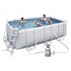 Piscine tubulaire Intex Prism Frame 4,00 x 2,00 x h1,00m rectangle