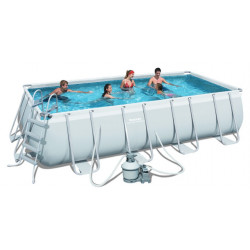 Piscine tubulaire Intex Prism Frame 4,00 x 2,00 x h1,00m rectangle