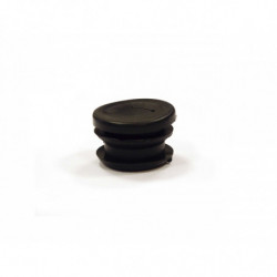 Bouchon tube rond noir