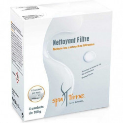 Spa Time Nettoyant Filtre 4 x 100g