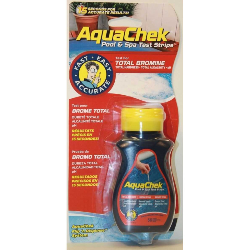 Testeur Aquacheck rouge 4 en 1 (brome)