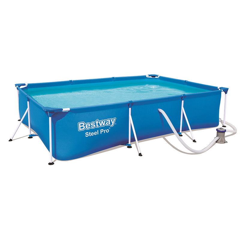 Piscine tubulaire rectangulaire Steel Pro 3,00 x 2,01 x 0,66m Piscine tubulaire rectangulaire Steel Pro 3,00 x 2,01 x 0,66m
