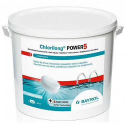 Chlorilong Power 5 Bayrol 5/10kg ( anciennement chlorilong 5 functions)