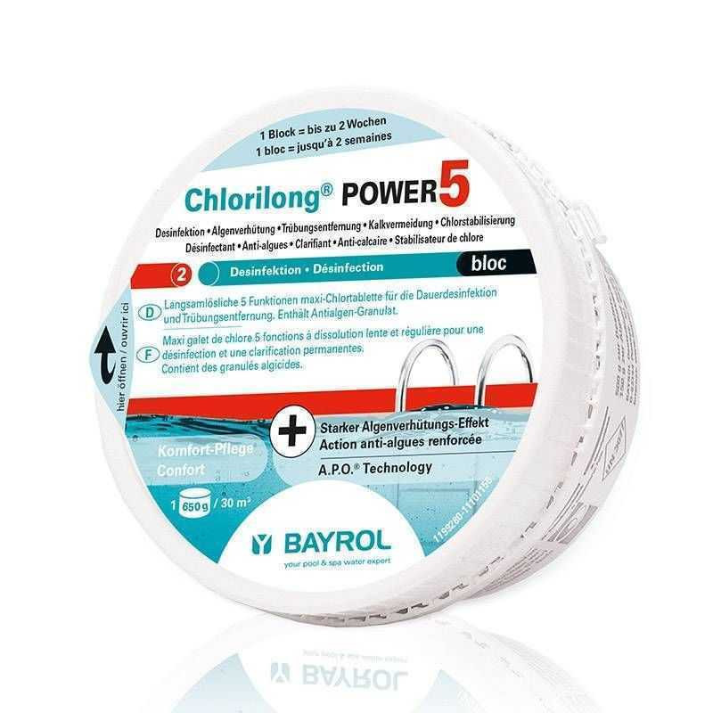 Chlorilong Power 5 Bloc Bayrol (anciennement Multibloc) Chlorilong Power 5 Bloc Bayrol (anciennement Multibloc)