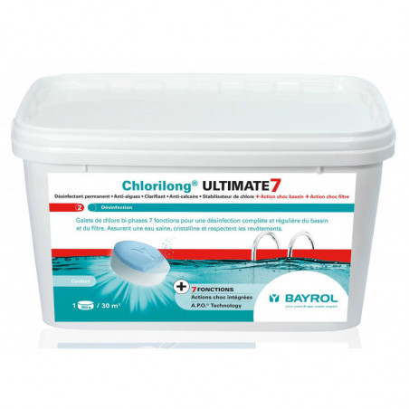 Chlorilong Ultimate 7 Bayrol (anciennemen Varitab)