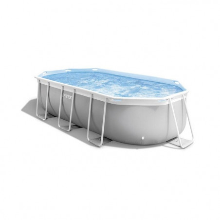 Piscine tubulaire Ovale Intex Prism Frame 4,00 x 2,00 x ↕1,00m