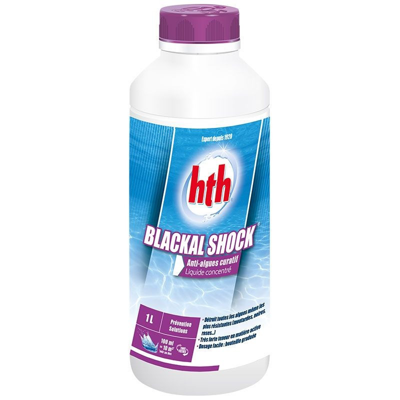 HTH Blackal Shock anti-algues choc HTH Blackal Shock anti-algues choc