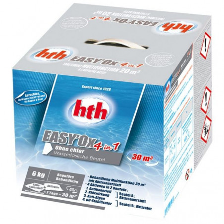 HTH Easy'ox 20m3 et 30m3 - Oxygène actif multifonctions