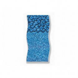 Liner piscine hors-sol acier ovale Boulder