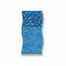 Liner piscine hors-sol acier ronde Boulder