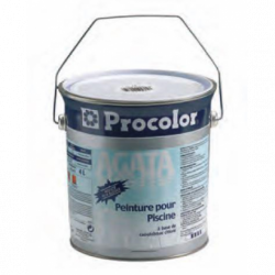 Émail Swimming Paint K5 Peinture pour Piscine en Toiles PVC Hors Sol Piscine  Creusée Vernis Liner Kg 2 Bleau Ral 299C (15 M²)