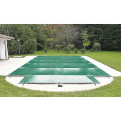 Bâche à barres sur mesure piscine enterrée