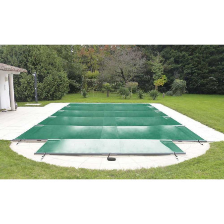 Bâche à barres sur mesure piscine enterrée