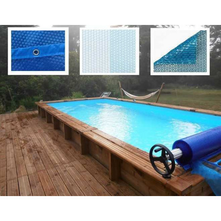 Bâche à Bulles compatible piscine Sunbay Hexagonale