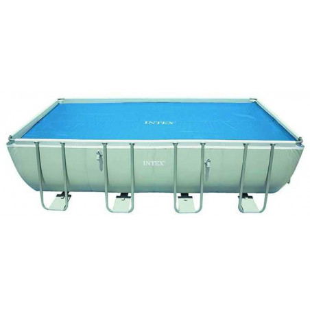 Bâche à bulles Intex pour piscine rectangulaire Tubulaire Ultra Silver