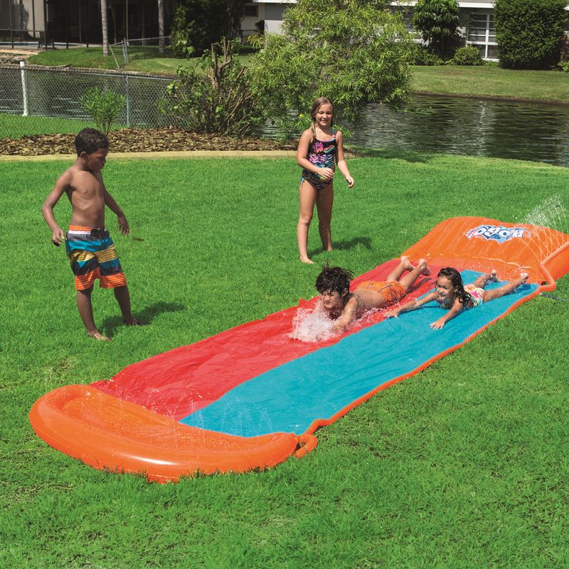 piste de glisse double slide bestway