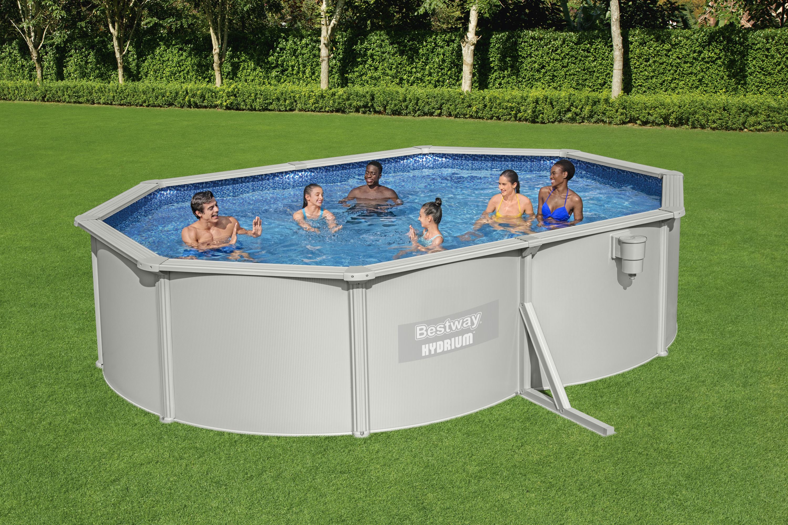 piscine hydrium bestway ovale 5,00 x 3,60 x 1,20m