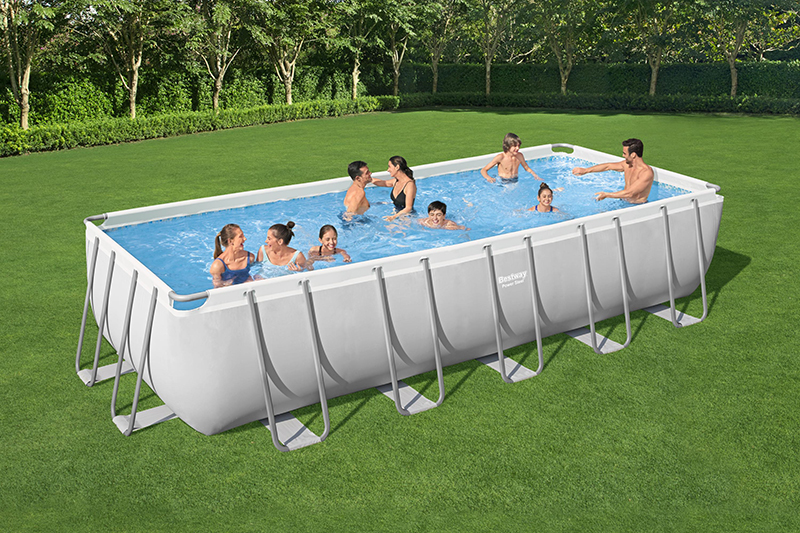 Piscine tubulaire Rectangulaire Bestway Power Steel 6,40x 2,74x ↕1,32m - C- Piscine