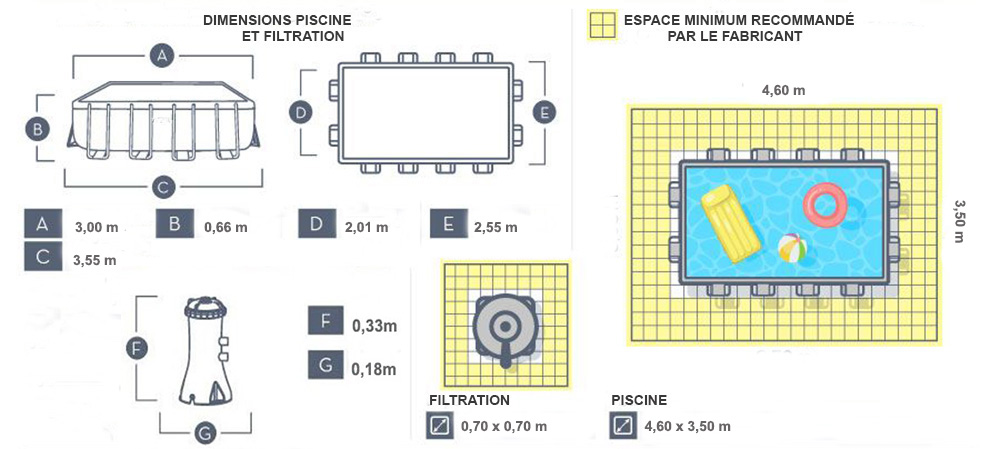 dimensions piscine steel pro 3.00 x 2.01 x 0.66cm