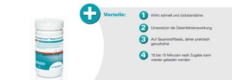 aquabrome, regenerator, bayrol, wirkt schnell und ruckstandsfrei