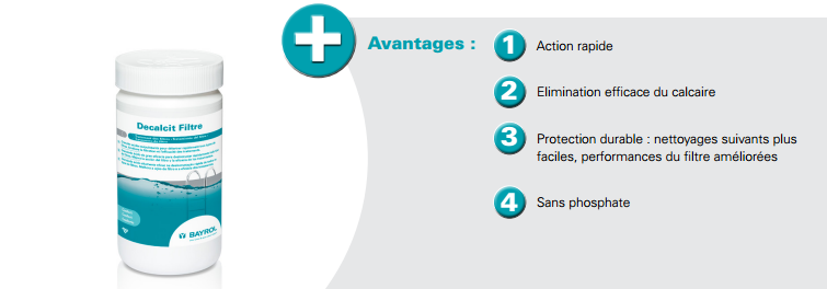 avantages decalcit filtre