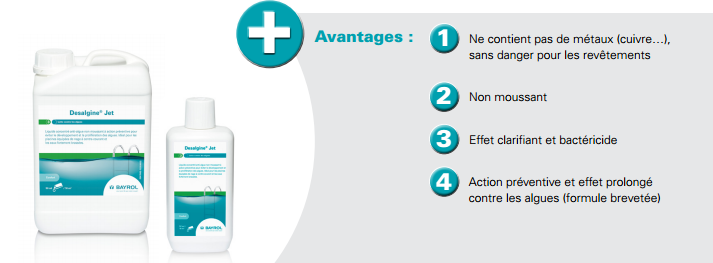 avantage desalgine jet