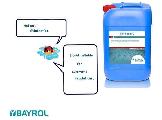 bayrol, chloriliquid, disinfection