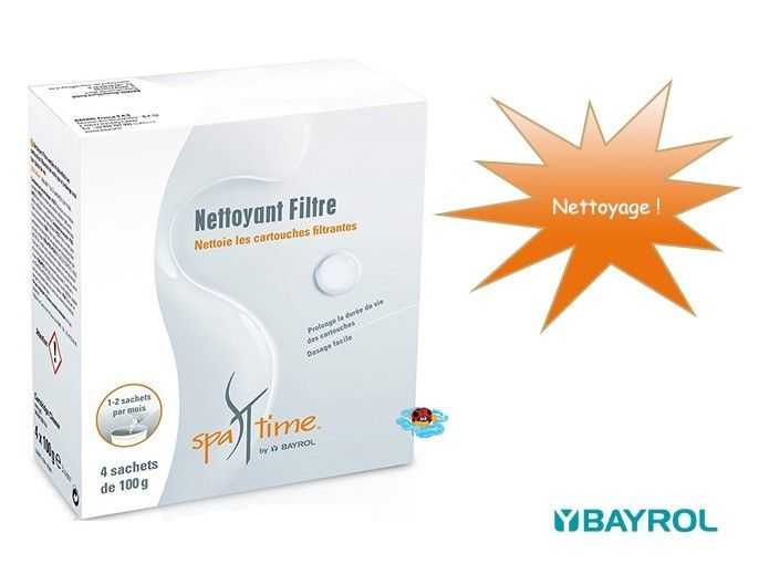 nettoyant filtre, spatime, bayrol