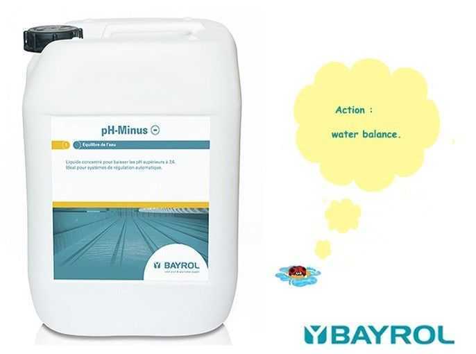 ph minus liquide, bayrol, water balance