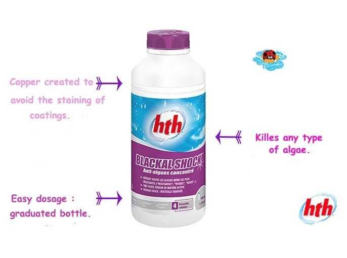 HTH Blackal AntiAlgae Shock HTH Pool Algaecides CPiscine
