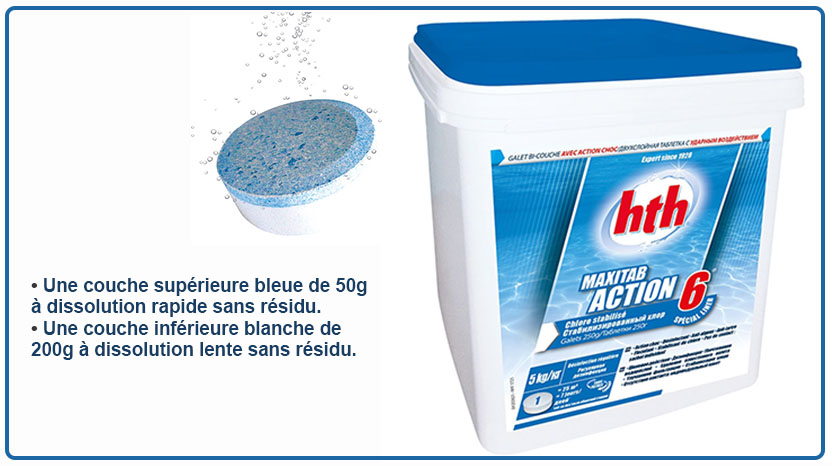 traitement maxitab action 6 special liner hth