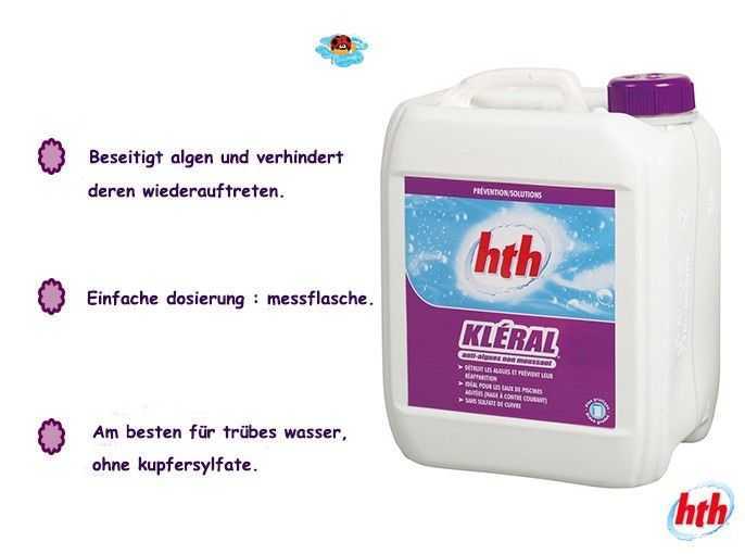 am besten fur trubes wasser, hth, super kleral