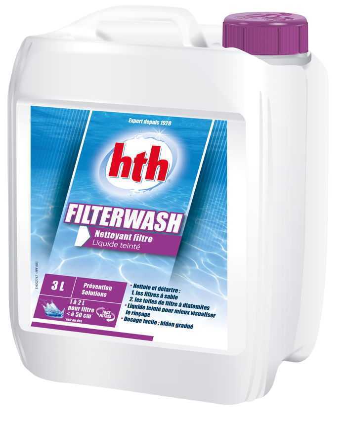 nettoyant filtre , filterwash hth