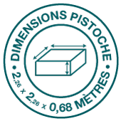 dimensions piscine pistoche