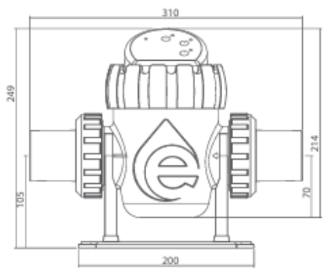 dimensions electrolyseur au sel able tech inlyne