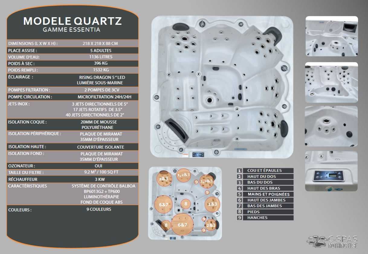 caractéristiques quartz cspas