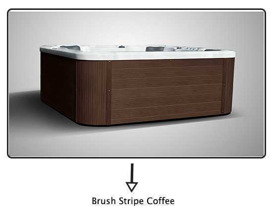 entourage pour spa c-spas coloris coffee en bois composite