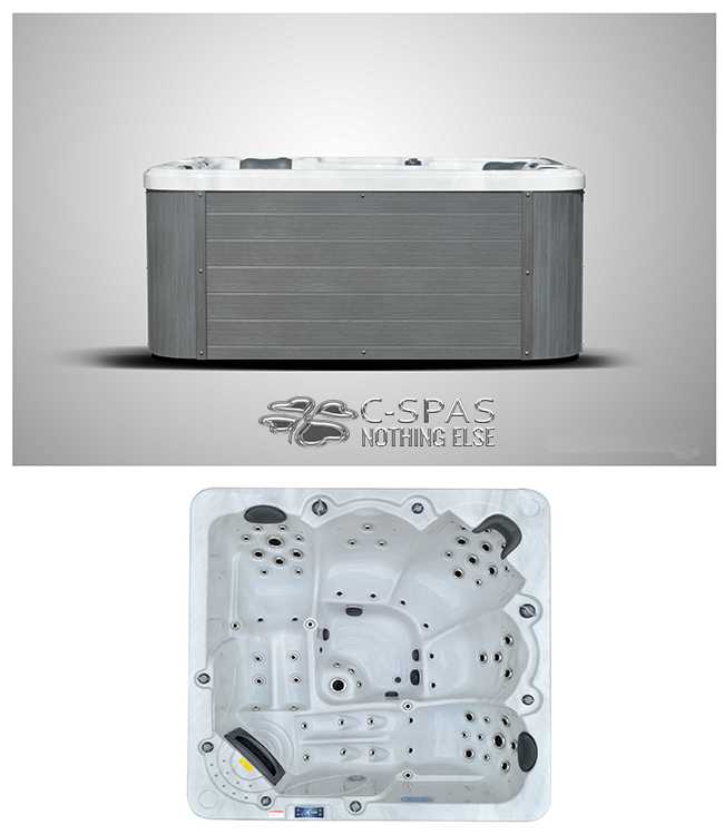 c-spas quartz, spa quartz gris coque gris blanc