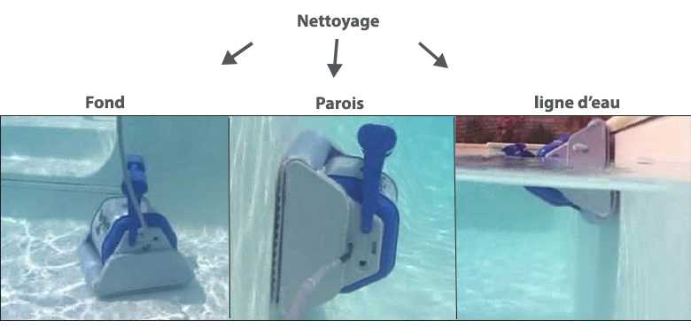 nettoyage avec le robot tigershark