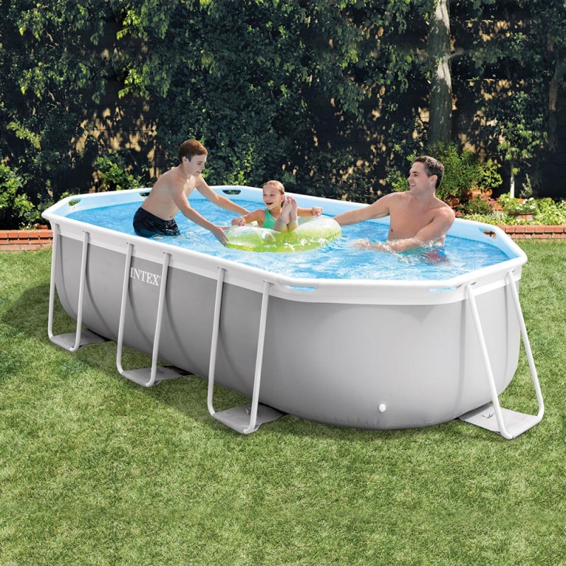 piscine prism frame 4,00 x 2,00 x 1,00m réf 26794NP